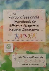 cover of The Paraprofessional's Handbook for Effective Support in Inclusive Classrooms