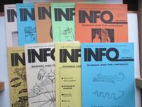 Info Journal: science and the unknown. Nos. 15 - 21, 23 &amp; 24 May 1975 -  August 1977. 9 issues by Willis, Paul J. (ed) - 1975