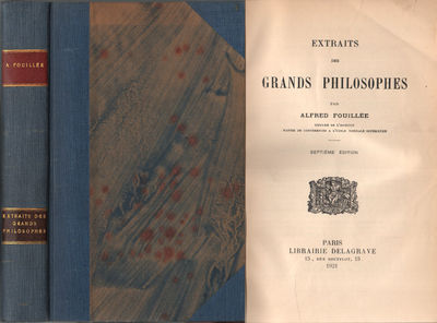 EXTRAITS DES GRANDS PHILOSOPHES.