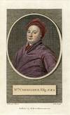 Hand Colored Engraved Portrait by Cook after Richardson
