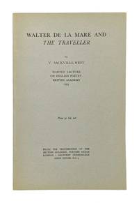 Walter de la Mare and The Traveller: Wharton Lecture on English Poetry, British Academy, 1953