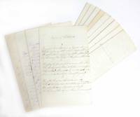 Manuscript school essays and literary excerpts from a young woman enrolled at Parker Academy,...