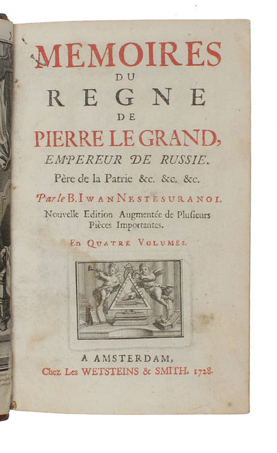 Mémoires Du Regne De Pierre Le Grand, Empereur De Russie, Père De La Patrie... Nouvelle Edition. 4 vols. (photo 8)