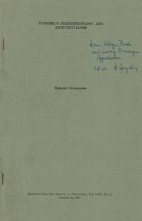 image of HUSSERL'S PHENOMENOLOGY AND EXISTENTIALISM.