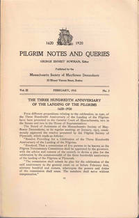 Pilgrim Notes and Queries February 1915, Vol. III No. 2