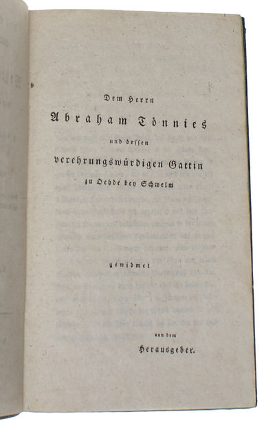 Philosophischer Versuch über Wahrscheinlichkeiten. Nach der dritten Pariser Auflage übersetzt von Friedrich Wilhelm Tönnies. Als wissenschaftliche Anleitung zur Berichtigung unsere Urtheile in Fällen der Ungewischheit für Philosophen, Aerzte, Richter,... - [THE LAPLACIAN DETERMINISM] (photo 3)