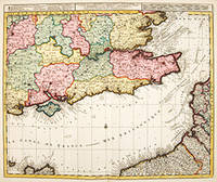LA PLUS GRANDE PARTIE de la MANCHE, qui contient LES CÔTES DE ANGLETERE. by Reiner & Joshua OTTENS - c1740 - from Peter Harrington (SKU: 55970)