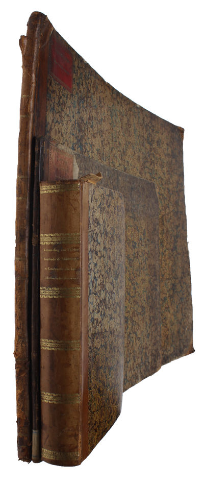 Verzameling am Tafels houdende de Afmetingen en Constructie van het nederlandsche Materiel (calligraphed title) to 25 parts (Afmetingen...) (+) Atlas: Constructien van het nederlandsche Materieel. (+) Atlas: Kupfertafeln zu den Ordonnanzen über das Ma... (photo 2)