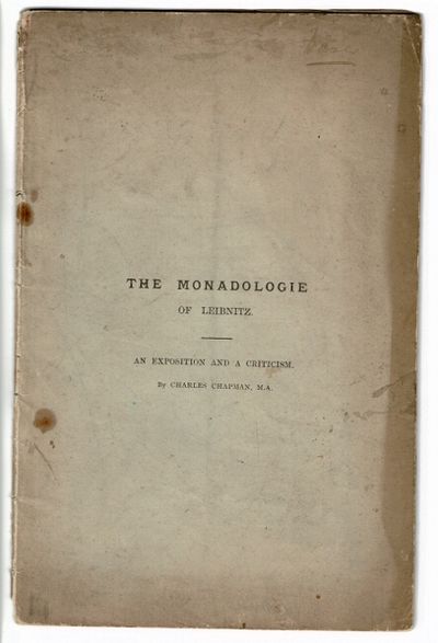 [Plymouth: printed by Cove & Co., Caxton Ope, Old Town Street, 1887. 8vo, pp. 22; annotated in penci...