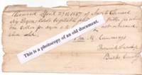 cover of 1847 HANDWRITTEN RECEIPT TO JACOB HOUSEL FOR SIX DOZENS OF EDEL'S VEGETABLE PURGATIVE PILLS AT $1 PER DOZEN, BUCKS COUNTY, PA