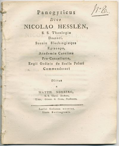 Panegyricus divo Nicolao Hesslén, s.s. theologiæ…
