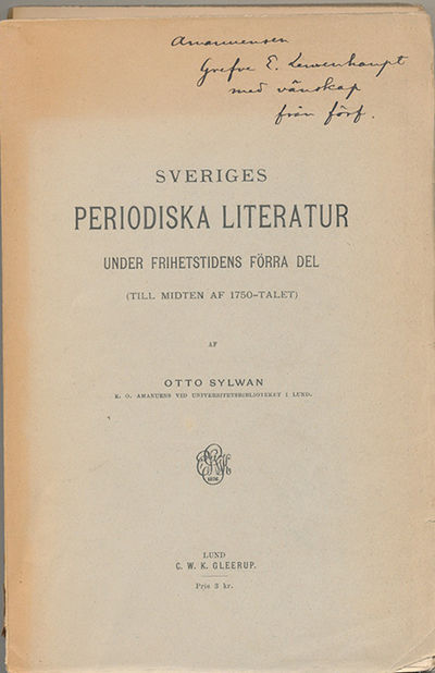 Sveriges periodiska literatur under frihetstidens…