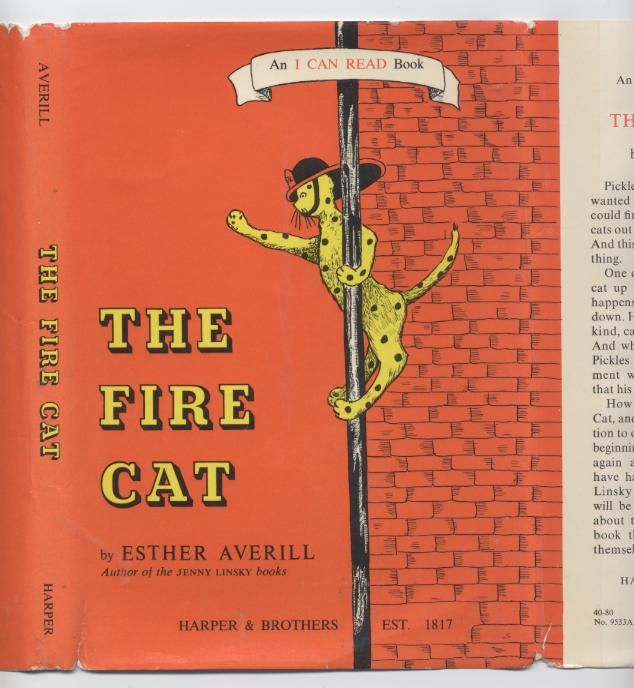 Esther H. Averill THE FIRE CAT An I Can Read Book Level One 1960 Hardcover Esther H. Averill THE FIRE CAT An I Can Read Book Level One 1960 Hardcover