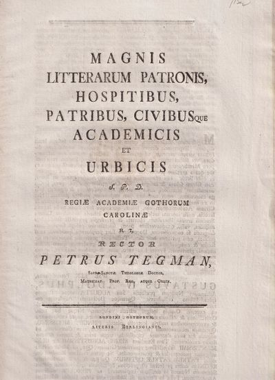 Magnis litterarum patronis, hospitibus, patribus,…