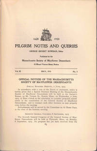 Pilgrim Notes and Queries May 1915, Vol. III No. 5