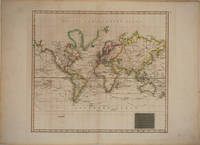 image of Hydrographical Chart of the World on Wright or Mercators Projection with Tracks of the Last Circumnavigators