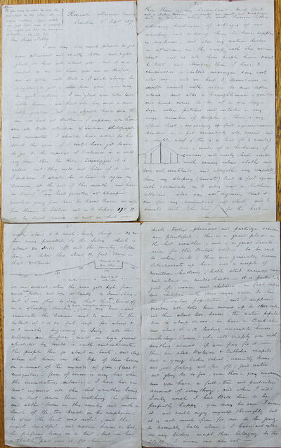 Autograph Letter Signed, Roseville, Muree, Punjab, Sunday 3rd, September, 1871, to his sister, Nelly