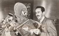 The Three Caballeros (Original photograph of Walt Disney from the 1944 film)