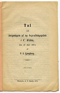 Tal vid invigningen af ny begrafningsplats i V.…
