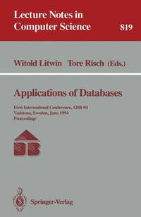 Applications of Databases: First International Conference, ADB-94, Vadstena, Sweden, June 21 -...