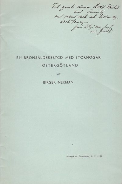 En bronsåldersbygd med storhögar i Östergötland.…