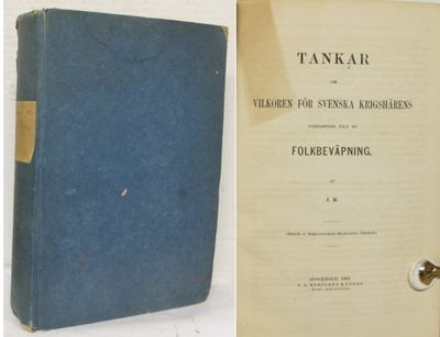Samlingsband för 15 militära småskrifter. 1.…