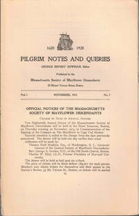 Pilgrim Notes and Queries November 1913, Vol. I No. 7