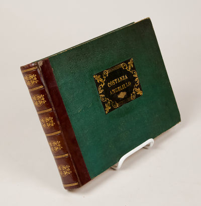 Girard: Naples, 1838. Oblong quarto. Contemporary quarter dark brown calf with green textured paper ...