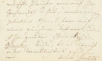 Prussian Princess Charlotte Writes Her Uncle Prince Friedrich, Just Days After Napoleon's Return in 1815, Hoping a Friend Can Stay at the Royal Palace