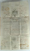 View Image 2 of 7 for AMERICAN PASSPORT SIGNED BY DANIEL WEBSTER AND EDWARD EVERETT CA. 1841 Inventory #83662