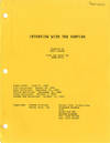 Anne Rice (source), Neil Jordan (director) INTERVIEW WITH THE VAMPIRE (Jun 21, 1993) Final draft film script