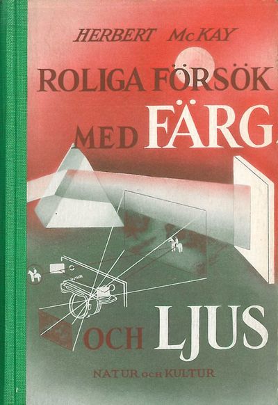 Roliga försök med färg og ljus.