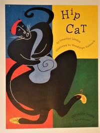 Promotional Poster for HIP CAT by London, Jonathan; Illustrated by Woodleigh Hubbard