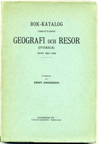Bok-katalog omfattande geografi och resor…