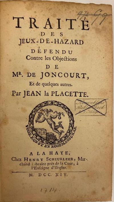 Traité des jeux-de-hazard défendu contre les…