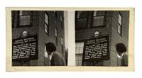 Vernacular stereoview of the Kilburn Brothers Stereoscopic View Factory marker