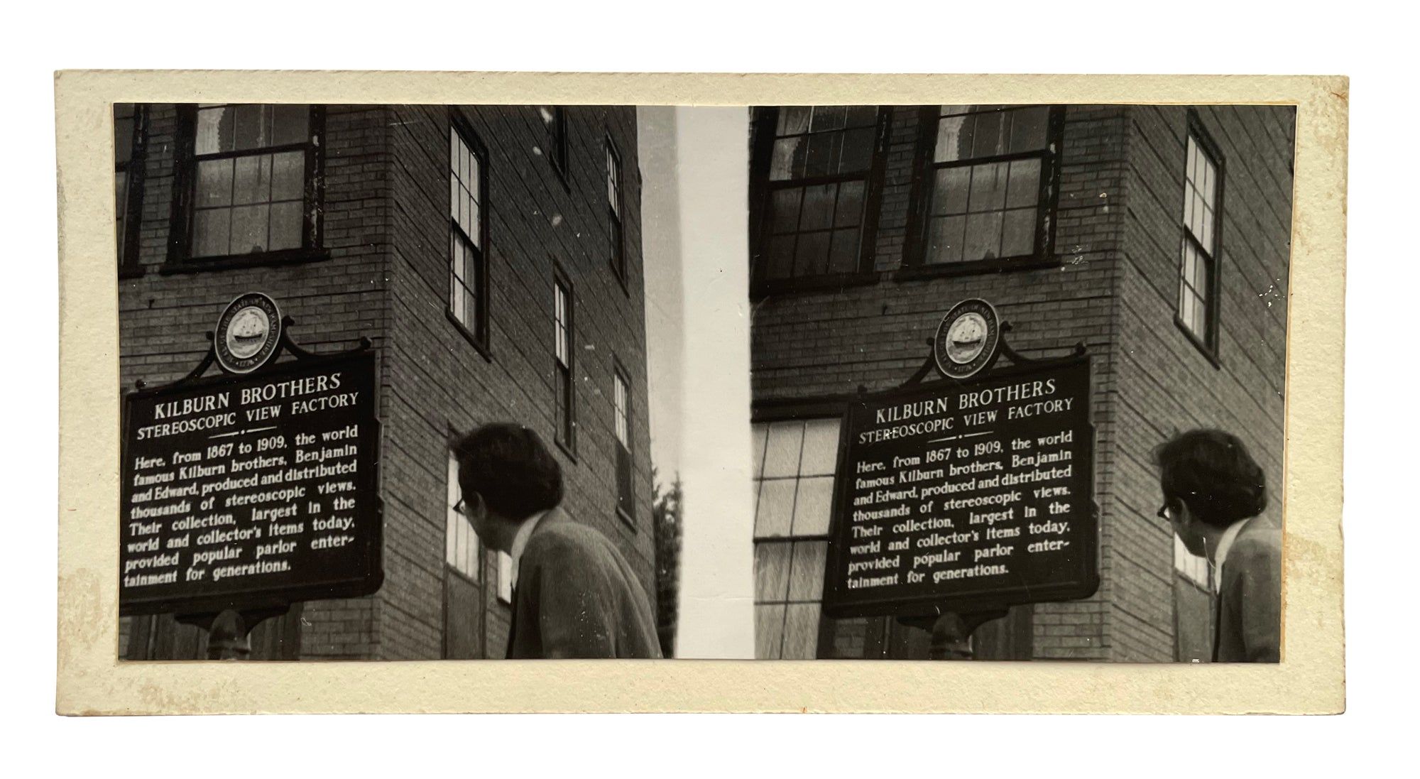Vernacular stereoview of the Kilburn Brothers Ster