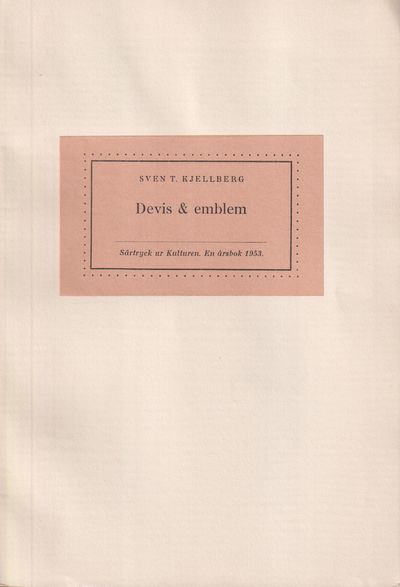 Devis & emblem [= rubrik].