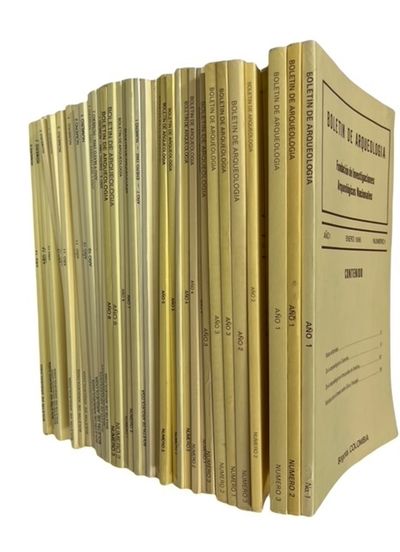 Boletin De Arqueologia. First 41 issues -- Vol. 1, No, 1 (Enero 1986) thru Volume 14, No 2 (Mayo 1999)