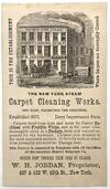 New York Steam Carpet Cleaning Works 1880s Advertising Card