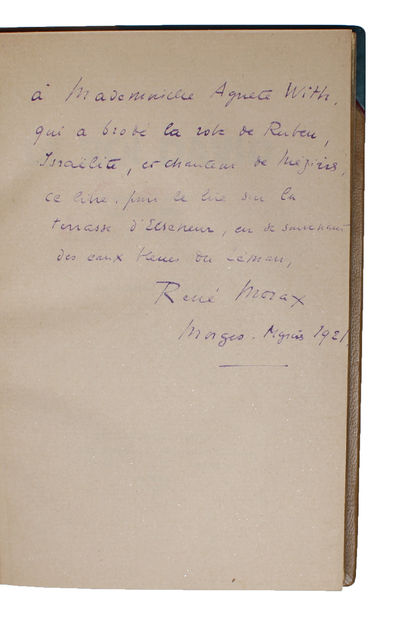 Le Roi David. Drame en 2 parties tiré de la Bible. Bois d'Henry Bischoff. (Second title: Le Roi David. Musique d'Arthur Honegger...). (photo 8)