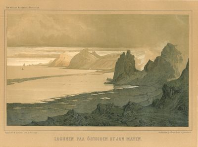 Lagunen paa östsiden af Jan Mayen.