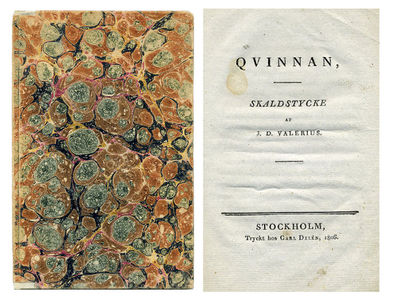 Qvinnan, skaldstycke.