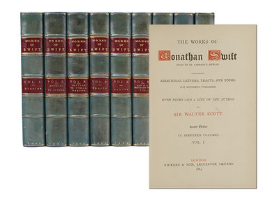 The Works...with Notes and a Life of the Author by Sir Walter Scott (in 19 vols.)