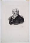 Lithographed portrait by Bazun,jr 29.5x23.5cm