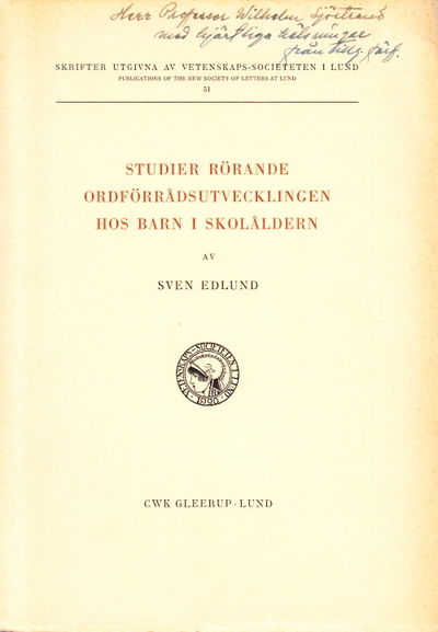 Studier rörande ordförrådsutvecklingen hos barn i skolåldern. (photo 1)