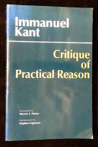 Critique of Practical Reason [Inscribed by translator Pluhar!]