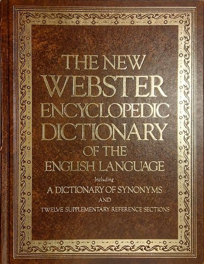 New Websters Encyclopedia Dictionary English Language by Thatcher