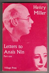 Letters To Anais Nin