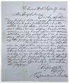 1850s Letter Regarding Estate of Martha's Vineyard Resident